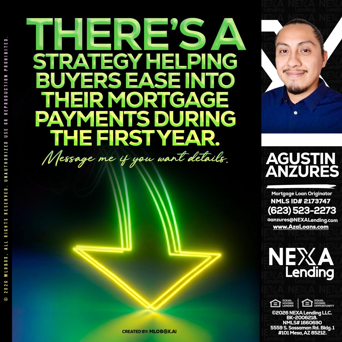 THERES A STATEGY - Agustin Anzures -Mortgage Loan Originator