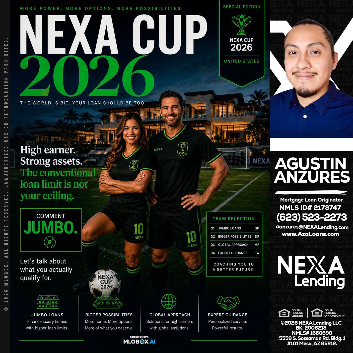 NEXA CUP 2026 - Agustin Anzures -Mortgage Loan Originator