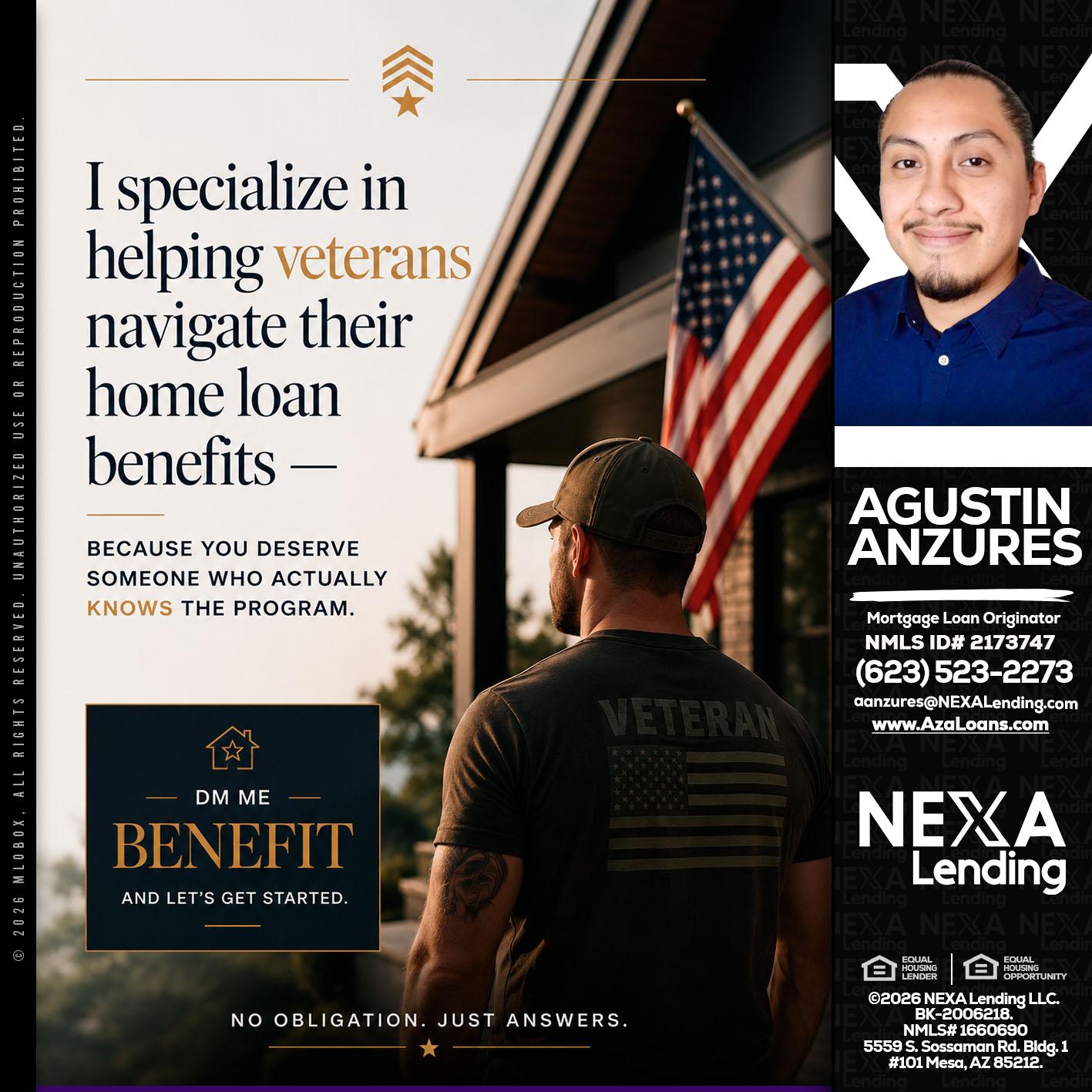 I SPECIALIZE - Agustin Anzures -Mortgage Loan Originator