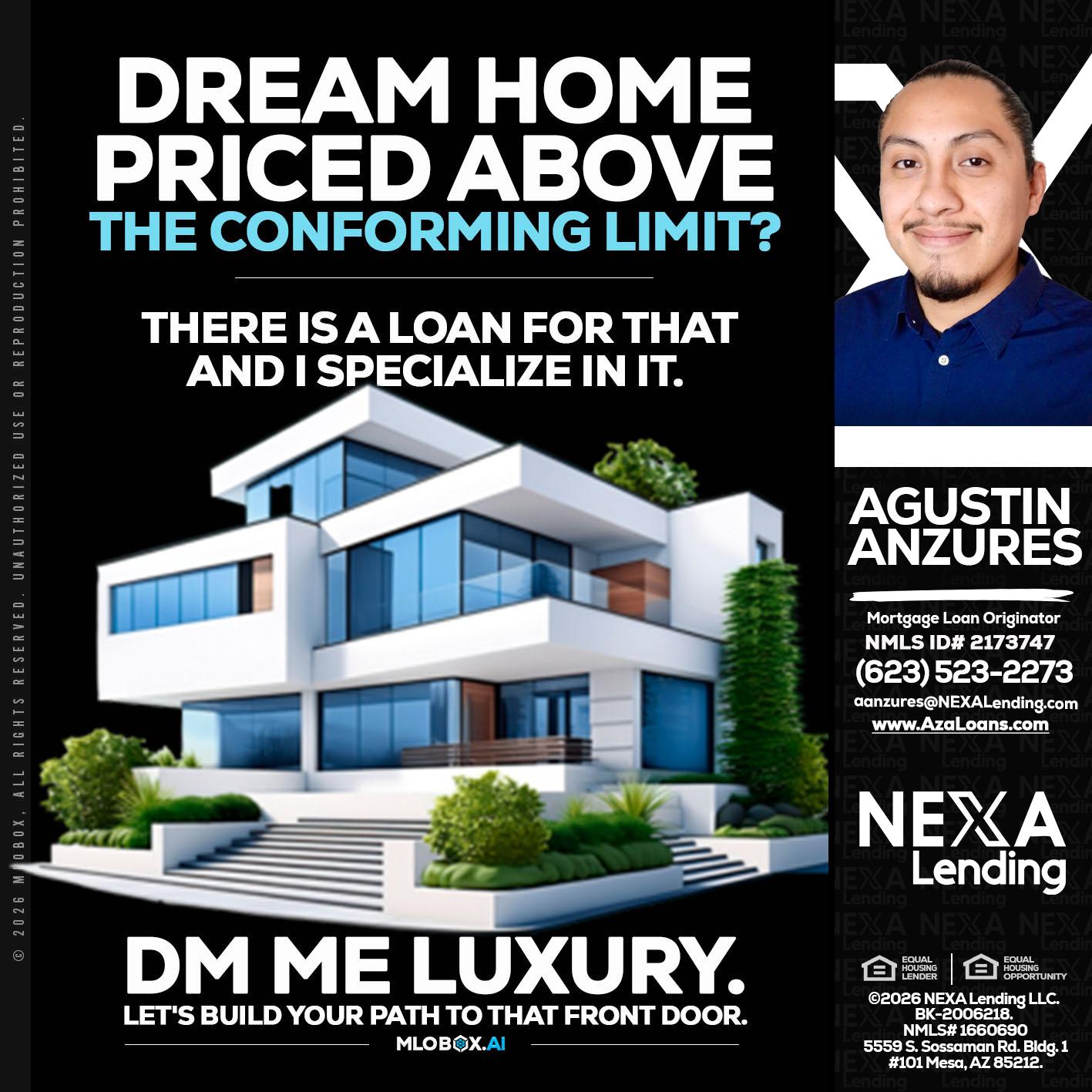 DREAM HOME - Agustin Anzures -Mortgage Loan Originator